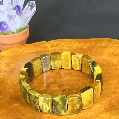 Gemstone Bracelet Geometrical Pattern polished & Unisex Length Approx 6-8 Inch Sold By PC