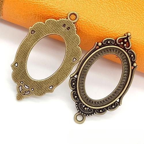 Zinc Alloy Pendant Cabochon Setting plated DIY Sold By Bag