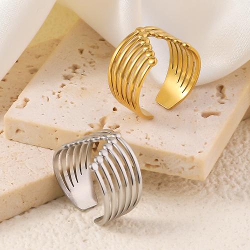 Titanium Steel Finger Ring plated fashion jewelry Sold By PC