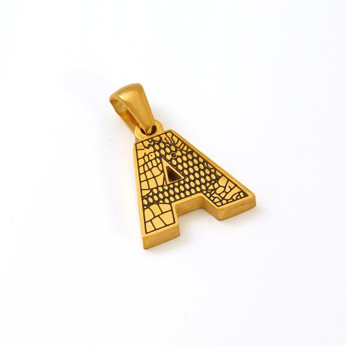 Stainless Steel Pendants 304 Stainless Steel plated DIY gold Sold By PC