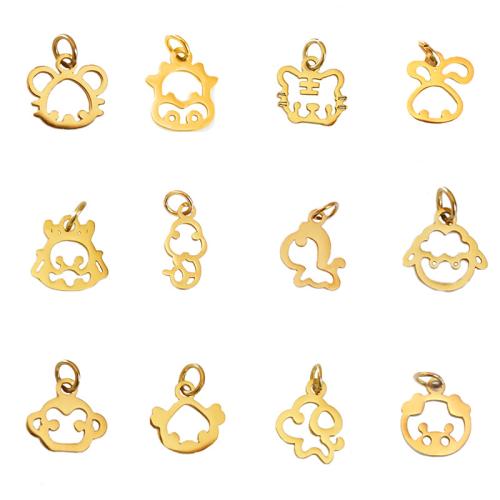 Stainless Steel Pendants 304 Stainless Steel plated DIY Sold By PC