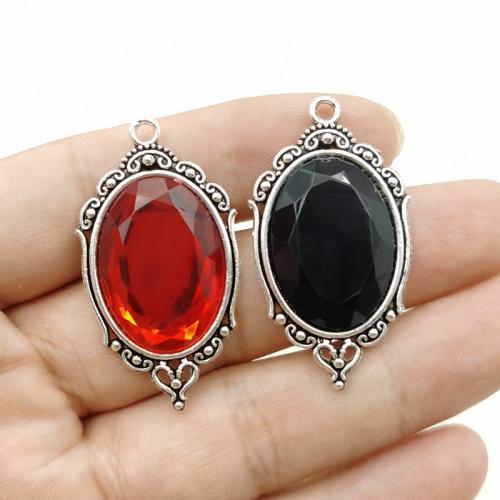 Zinc Alloy Rhinestone Pendants plated DIY & with rhinestone Sold By Bag