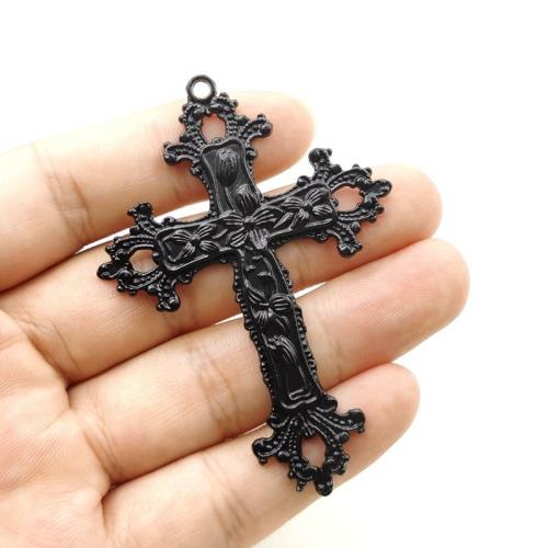 Zinc Alloy Cross Přívěsky, Zinek, Kříž, á, DIY, více barev na výběr, 74x52mm, 100PC/Bag, Prodáno By Bag