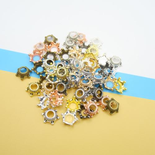 Zinc Alloy Jewelry Beads Crown plated DIY Sold By Bag