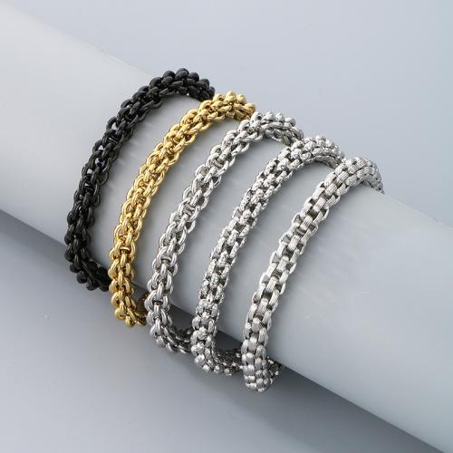 Bracelet d'acier titane, Placage, pour homme, plus de couleurs à choisir, Longueur 21 cm, Vendu par PC