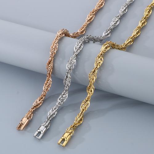 Collier d'acier titane, Placage, pour homme, plus de couleurs à choisir, Vendu par PC