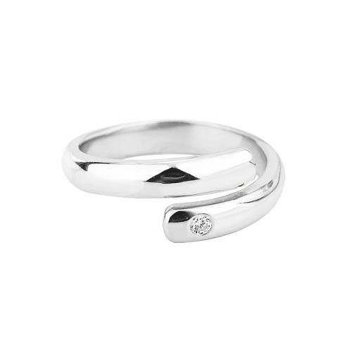 Zircon cubique Micro Pave Sterling Silver Rings, argent sterling 925, pavé de micro zircon & pour femme, plus de couleurs à choisir, Vendu par PC