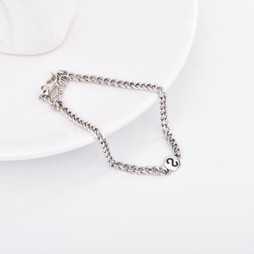 Pulseras de Plata Estelina, plata de ley 925, con 3CM extender cadena, para mujer & esmalte, plateado, longitud aproximado 16 cm, Vendido por UD