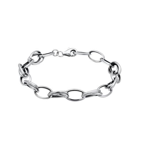 Sterling Zilver Armbanden, 925 Sterling Zilver, voor vrouw, oorspronkelijke kleur, Lengte Ca 19 cm, Verkocht door PC