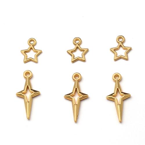 Zinc Alloy Pendants antique gold color plated DIY Sold By Bag