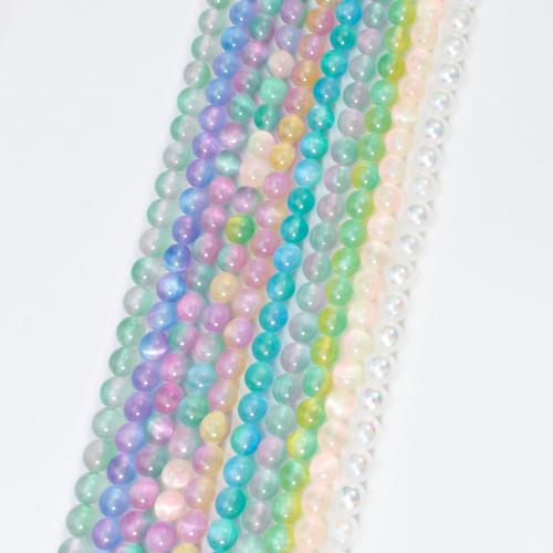 Gemstone Jewelry Beads Gypsum Stone Round DIY Approx 1mm Sold Per Approx 15.5 Inch Strand