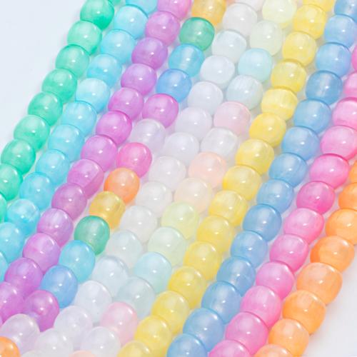 Gemstone Jewelry Beads Gypsum Stone Apple DIY Approx 1mm Sold Per Approx 15.3 Inch Strand