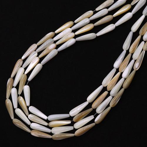 Natural Seashell Beads Teardrop DIY Sold Per Approx 38 cm Strand