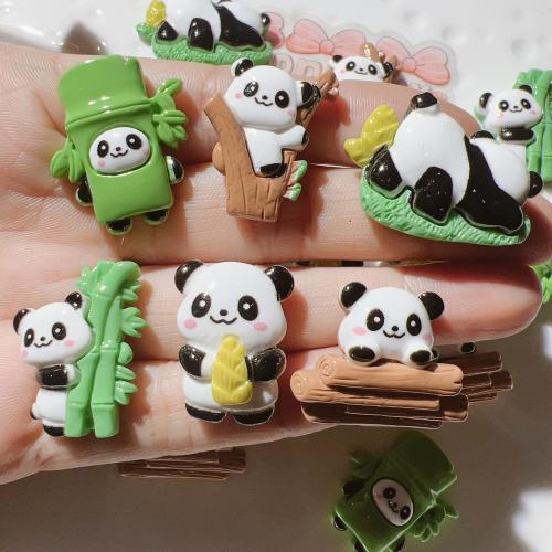 Resin shoes ornament Panda epoxy gel DIY Sold By PC