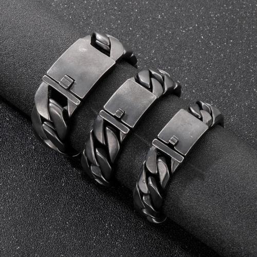 Stainless Steel Jewelry Bracelet 316L Stainless Steel plated & for man Sold By PC