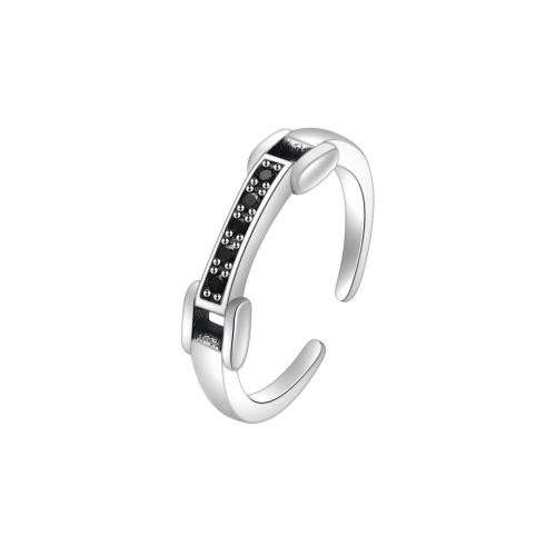 Sterling Silver Κοσμήματα δάχτυλο του δακτυλίου, 925 Sterling Silver, για τη γυναίκα, αρχικό χρώμα, Sold Με PC