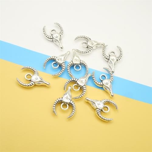 Zinc Alloy Animal Pendants Scorpion antique silver color plated DIY Sold By Bag