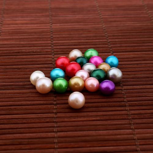 Mode Dekoration, Freshwater Pearl, Rund, blandade färger, 7-8mm,300x180x70mm, Ca 50PC/Lot, Säljs av Lot