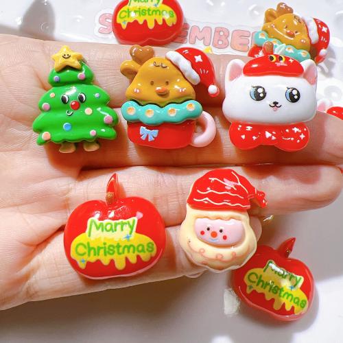 Mobile Phone DIY Decoration Resin epoxy gel Christmas Design Sold By PC