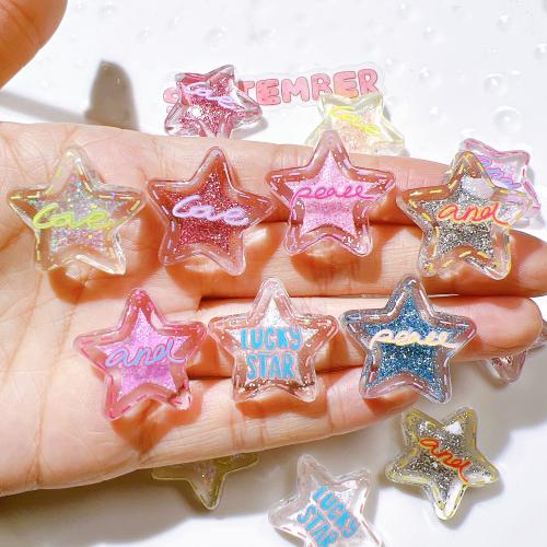 Resin shoes ornament Star epoxy gel DIY Sold By PC