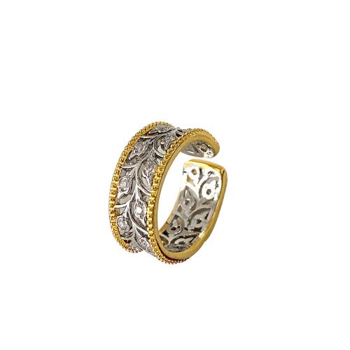 Brass Finger Ring plated fashion jewelry golden nickel lead & cadmium free The inner diameter is about 1.8cm Sold By PC