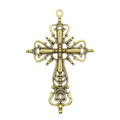 Zinc Alloy Cross Přívěsky, Zinek, Kříž, á, DIY, více barev na výběr, 64x42mm, Prodáno By PC