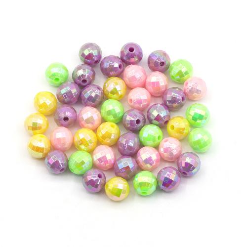 Acrylic Jewelry Beads plated DIY Approx Sold By Bag