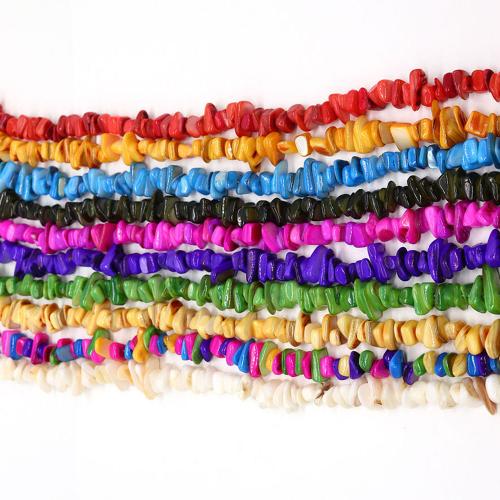 Natural Freshwater Shell Beads Nuggets DIY x15mm Sold Per Approx 38 cm Strand