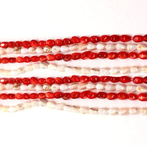 Natural Freshwater Shell Beads Teardrop DIY Sold Per Approx 38 cm Strand