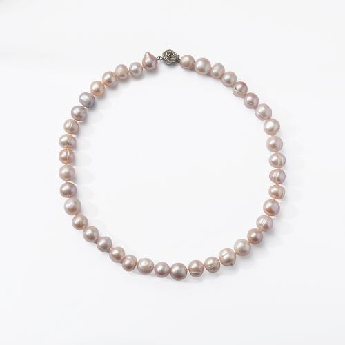 Natural Freshwater Pearl Necklace for woman Length 43 cm Sold By PC