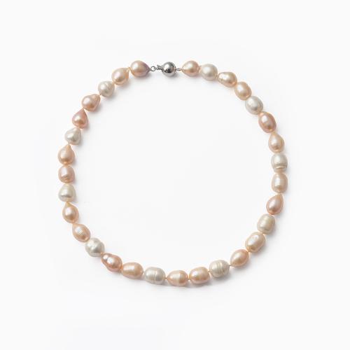 Natural Freshwater Pearl Necklace for woman Length 43 cm Sold By PC