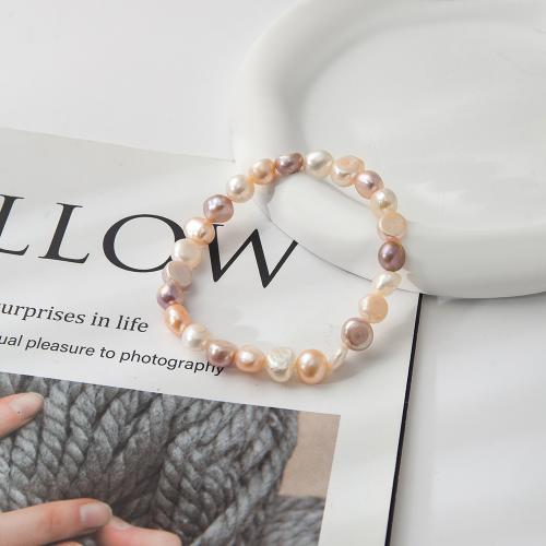 Freshwater Cultured Pearl Bracelet Freshwater Pearl for woman Length 18.5 cm Sold By PC