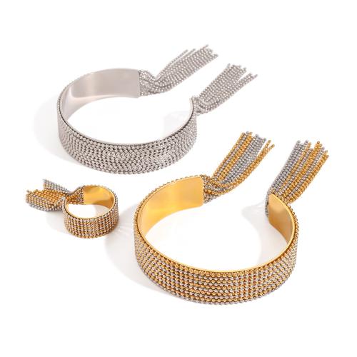 Fashion Stainless Steel Jewelry Sets 304 Stainless Steel plated fashion jewelry & for woman Sold By PC