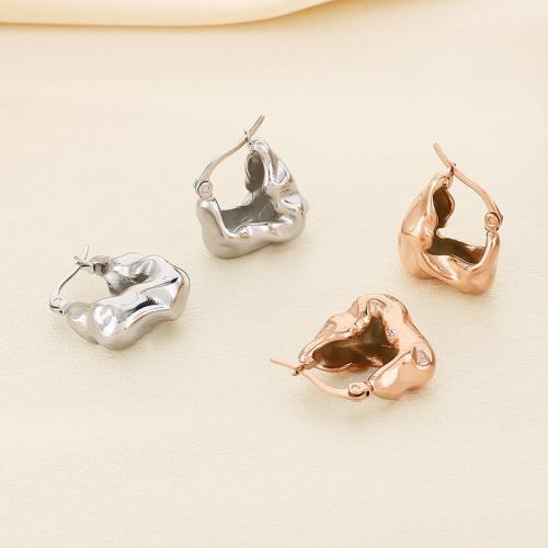 Stainless Steel Lever Back Earring 304 Stainless Steel Vacuum Ion Plating for woman Sold By Pair