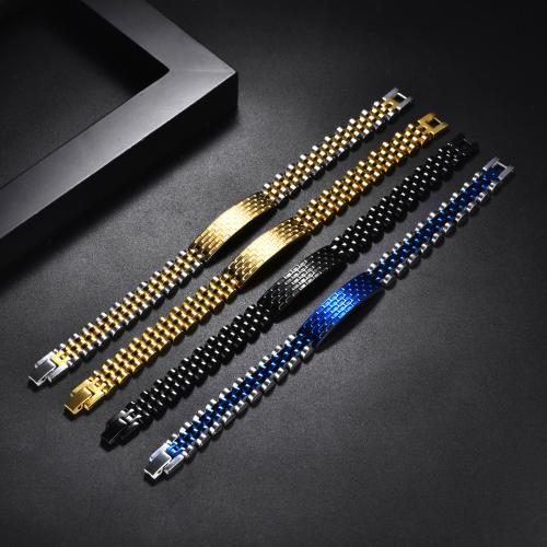 Stainless Steel Jewelry Bracelet 304 Stainless Steel Vacuum Ion Plating Unisex Sold By PC