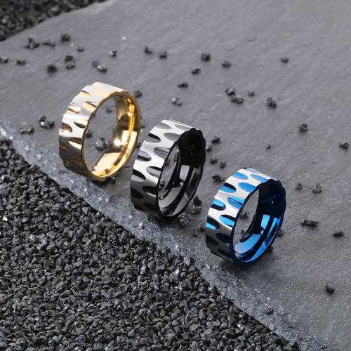 Stainless Steel Finger Ring 304 Stainless Steel Vacuum Ion Plating for man Sold By PC