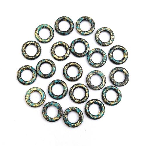 Akril nakit Beads, Uštipak, obojen, možete DIY, 14x14x3mm, Približno 1790računala/Torba, Prodano By Torba