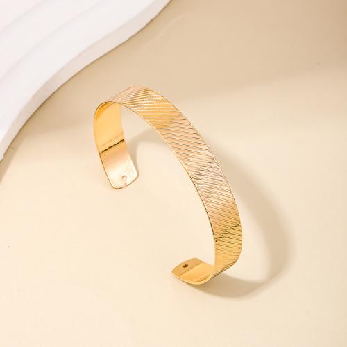 Zinc Alloy Bangle Smykker, forgyldt, for kvinde, flere farver til valg, Solgt af PC