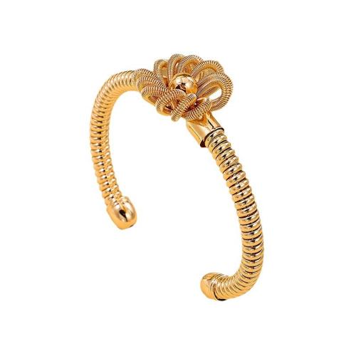 Lo zinco in lega Bangle Jewelry, lega in zinco, placcato, per la donna, oro, Venduto da PC