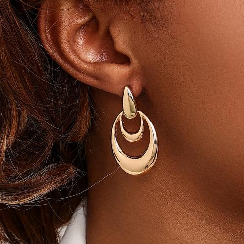 Zinc Alloy Stud Earring plated for woman gold Sold By Pair