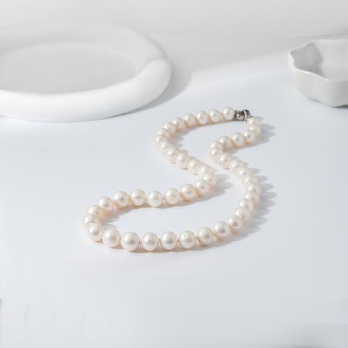 Natural Freshwater Pearl Necklace for woman Length 43 cm Sold By PC