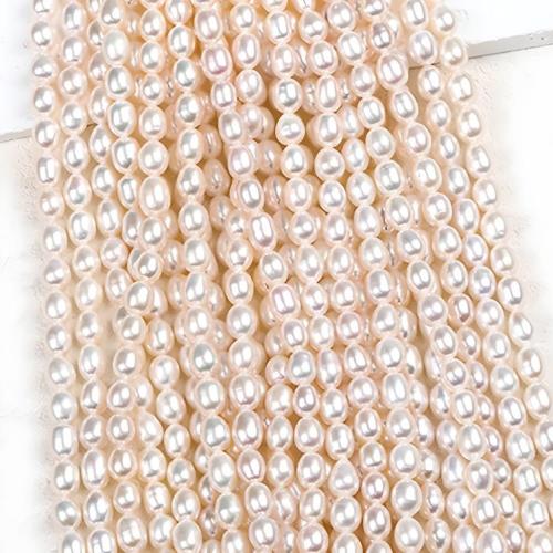 Cultured Rice Freshwater Pearl Beads DIY Sold Per Approx 38 cm Strand