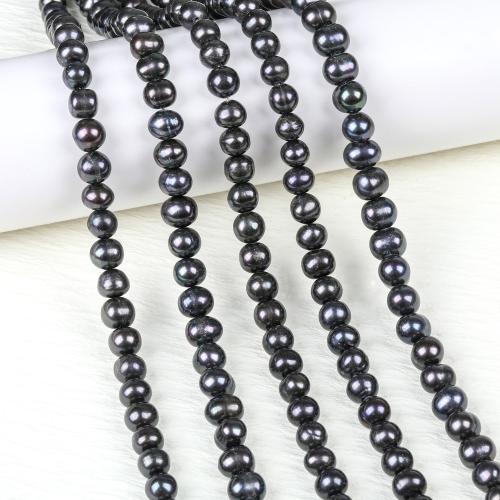 Cultured Potato Freshwater Pearl Beads DIY black Sold Per Approx 38 cm Strand