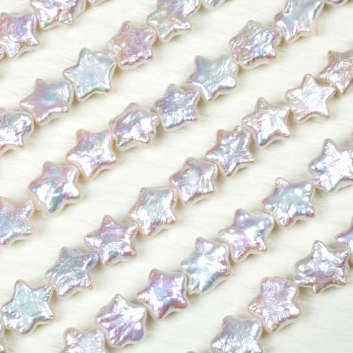 Natural Freshwater Pearl Loose Beads Star DIY white mm Sold Per Approx 38-40 cm Strand