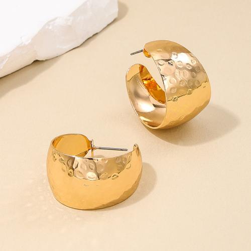 Lo zinco in lega Stud Earring, lega in zinco, placcato, per la donna, oro, Venduto da coppia