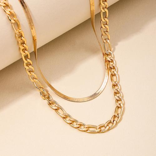 Zinc Alloy Jewelry Necklace plated for woman gold Sold By PC