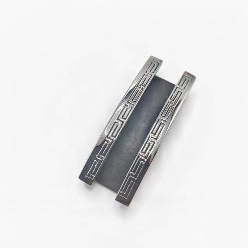 Stainless Steel Leather Cord Clasp 304 Stainless Steel polished DIY Sold By PC