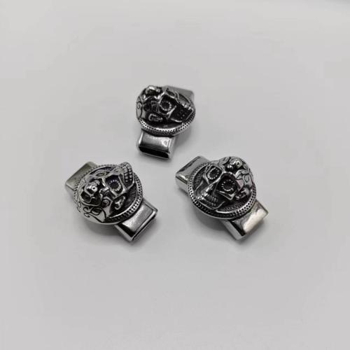 Stainless Steel Leather Cord Clasp 304 Stainless Steel polished DIY Sold By PC