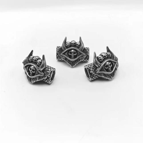 Cruach dhosmálta Leathar Corda Clasp, 304 Cruach dhosmálta, snasta, DIY, 12x6mm, Díolta De réir PC