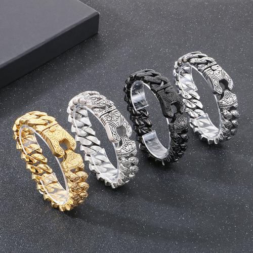 Stainless Steel Jewelry Bracelet 304 Stainless Steel Vacuum Ion Plating & for man Sold By PC